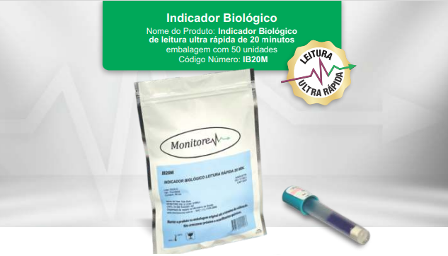 ndicador Biológico Monitore - IB20M